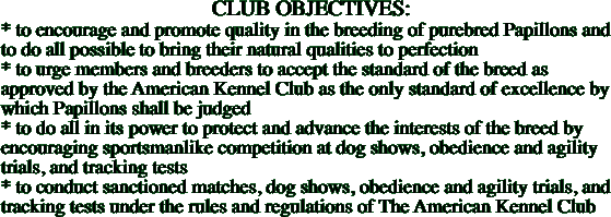 CLUB OBJECTIVES: